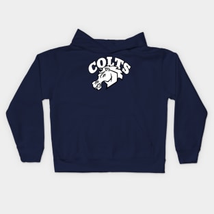 Colts mascot Kids Hoodie